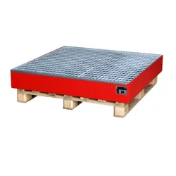 Bauer Auffangwanne 2028, lackiert, Feuerrot