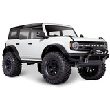 Traxxas 92076-4 TRX-4 2021 Ford Bronco 1:10 4WD RTR Crawler TQi 2.4GHz mit Traxxas mit Lipo Weiß