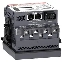 Schneider Electric METSEPM82401 Netzanalysator ION Klasse S, PowerLogic PM82401, Standard, integrierte Anzeige, 512 MB, 256 Samples/Periode, AC/DC,