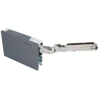 MS Beschläge - Hängeschranköffner Anthrazit lf 3500-5200 Klappenbeschlag Tip