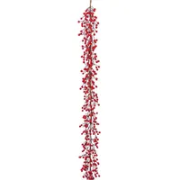 Creativ deco Weihnachtsgirlande 150 cm rot
