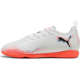 Puma Future 8 Play Hallenschuhe Kinder Puma White/Puma Black/Glowing Red 38