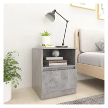 vidaXL Nachtschrank Betongrau 40 x 40 x 50 cm Grau