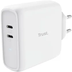 Trust Maxo Duales 65 W USB-C-Ladegerät - Weiß EU