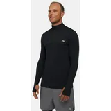 Danish Endurance Langarmshirt Half Zip in schwarz | Gr.: XL