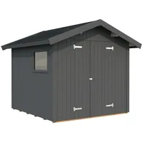 Palmako Gerätehaus Nils 5,4 m2 - 16 mm dunkelgrau