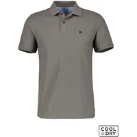Lerros Poloshirt & Dry* Piquéqualität«, Gr. L, GREY melange),