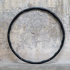 Matchu Sports Fitness Hula Hoop Reifen Gymnastikreifen 1,5 kg 100 cm Schwarz