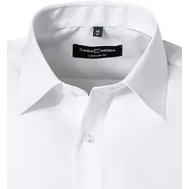 CasaModa Kurzarmhemd weiß Comfort Fit, weiß, NOS