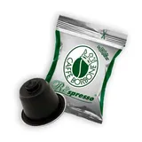 100 Kapseln Pads Caffe' Borbone Blend Grün Entkoffeiniert Dek Comp. Nespresso
