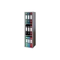 VCM Aktenregal Offas 34 x 29 x 107 cm Grau