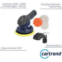 CARTREND Akku Poliermaschine 12V