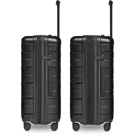 bergpfeil Travel 4-Rollen M 66 cm / 72 l schwarz/black night metallic