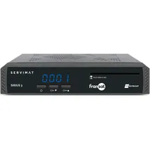Servimat Satellite Fransat HD SIRIUS3 Decoder schwarz