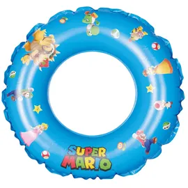 Happy People Strandset Super Mario Luftmatratze, Schwimmring, Strandball