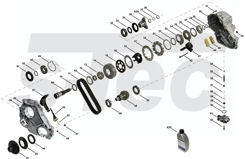 S-TEC Verteilergetriebe tc00555ri für BMW