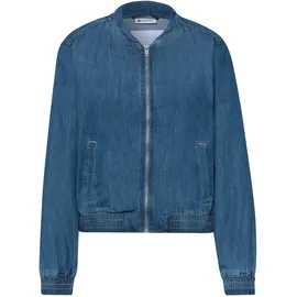 STREET ONE Damen, Blouson im Denim-Look mit Zipper - 40