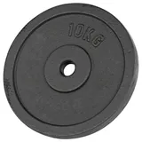 Hantelscheibe aus Gußeisen, Bohrung ø 3 cm, 10 kg, Stück