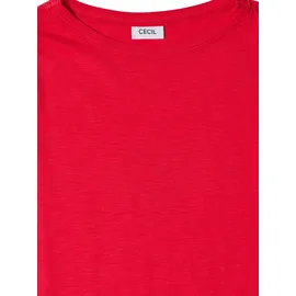 Cecil T-Shirt Slubyarn Rot XL