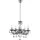 ETC Shop Globo Lighting Led, Silber, Metall, 44x128x44 cm, Lampen & Leuchten, Innenbeleuchtung, Hängelampen, Kronleuchter