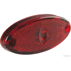HERTH&BUSS Schlussleuchte, 12 V, LED, DC (Double Click) rot - 82710263 - rot