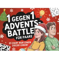 1 gegen 1 Advents-Battle für Paare: Lustiger Adventskalender für Paare, Frauen & Männer mit 24 Tagen voller Challenges, Rätseln & Spaß!