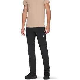 Mammut Outdoor Zip Off Pants Regular Schwarz 46