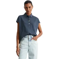 Marc O'Polo Poloshirt oversized, blau, L,