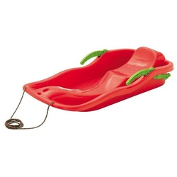 Roysson Garden Schlitten Schlitten kinder winter-kunststoffschlitten mit bremsen blau rot Race rot