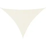 vidaXL Sonnensegel Oxford-Gewebe Dreieckig 3x4x5 m Creme