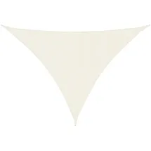 vidaXL Sonnensegel Oxford-Gewebe Dreieckig 3x4x5 m Creme
