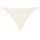 vidaXL Sonnensegel Oxford-Gewebe Dreieckig 3x4x5 m Creme