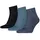 Puma Quarter Socken 3er Pack Blau 47-49