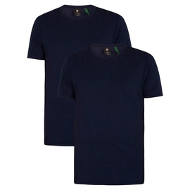 G-Star D07205-124-6067-S Shirt/Top T-Shirt 2-Pack, Blau (sartho blue D07205-124-6067), S