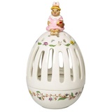 Villeroy & Boch Villeroy und Boch Bunny Tales Teelichthalter Ei, nostalgischer Kerzenhalter für die Festtafel, Premium Porzellan, bunt, 9 x 9 x 16 cm, 9 x 9 x 16