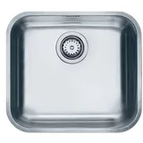 FRANKE Edelstahlspüle, rechteckig, 48/43 cm, (1 St) silberfarben