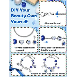 luxuskollektion Schmuck-Adventskalender Mädchen Armband DIY 2024