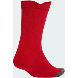 adidas Football Cushioned Performance Crew Strümpfe rot L