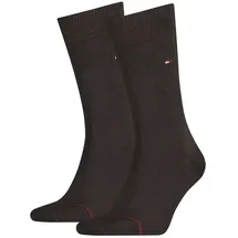 Tommy Hilfiger Classic Socken 2er Pack Kensington Braun 39-42