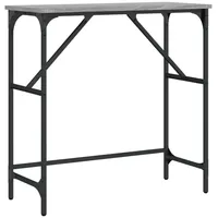 VidaXL Konsolentisch Grau Sonoma 75x32x75 cm Holzwerkstoff