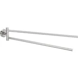 Tesa Moon Handtuchhalter 2-armig Silber