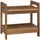 vidaXL Badregal Natur 45 x 30 x 45 cm Massivholz Teak