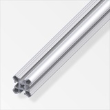 Alfer coaxis®-Säulen-Profil, schmal 1 m, 27.5 mm Aluminium eloxiert silber