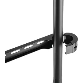 Logilink TV-Rack 50 x 138 x 80 cm Braun/Schwarz Aluminium/Holz/Metall/Stahl