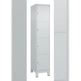 C+P Classic PLUS Schließfachschrank 1950x40x50 lichtgrau