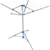 PRO PLUS Wäschespinne mit Standfuß Grau Metall