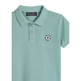 Marc O'Polo Poloshirt MARC O'POLO "aus Bio-Baumwoll-Piqué", Jungen, Gr. 92/98, grün, Obermaterial: 100% Baumwolle, unifarben, regular fit, normaler Saum, Shirts