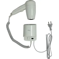 LAVACUR Hotel-Haartrockner PUSH-PRO  mit Hotel-Sicherheits-Tastschalter 8009