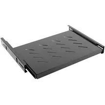 LANBERG BANDEJA DESLIZANTE AK-1006-B para ARMARIO Rack DE 19'/48.26CM 1U 465X350MM Hasta 18KG DE CARGA Negro