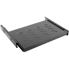 LANBERG BANDEJA DESLIZANTE AK-1006-B para ARMARIO Rack DE 19'/48.26CM 1U 465X350MM Hasta 18KG DE CARGA Negro